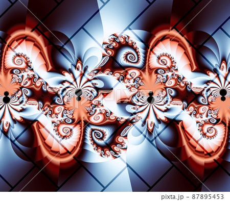 Computer generated abstract colorful fractal artwork Computer generated abstract colorful fractal artwork 87895453