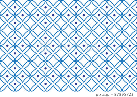 Classic Seamless Pattern In White Background 87895723