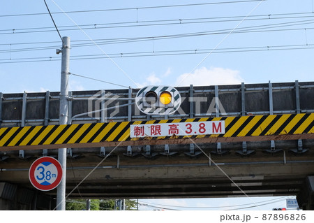 背面板付きの予告信号 87896826