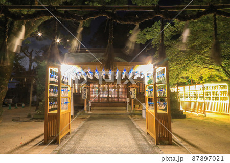 夜の現人神社 87897021