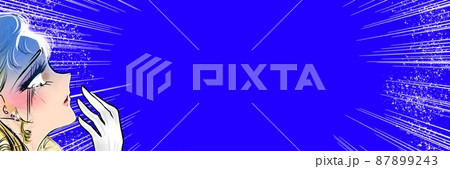 70年代少女漫画の金髪縦ロールお嬢様失恋して白目涙する横顔イラスト 70年代少女漫画の金髪縦ロールお嬢様失恋して白目涙する横顔イラスト 87899243