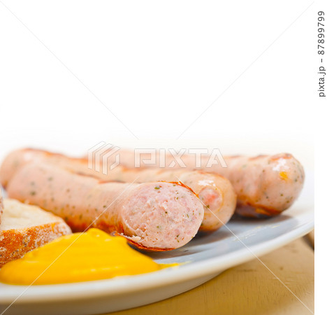 traditional German wurstel sausages 87899799
