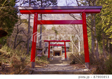 箱根公時神社の鳥居 箱根公時神社の鳥居 87900853