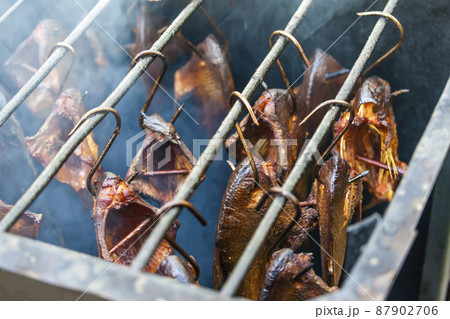 still life of smoked fish still life of smoked fish 87902706
