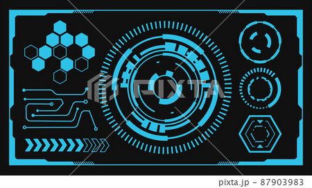サイバー / SFのパーツ素材 のイラスト素材 [87903983] - PIXTA