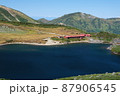 白馬大池と山荘を望む 87906545