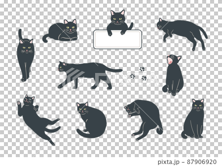 黑貓插圖集 87906920