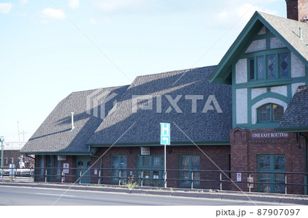 アリゾナ州 フラッグスタッフ 駅舎 ルート66 アリゾナ州 フラッグスタッフ 駅舎 ルート66 87907097