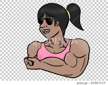 馬尾辮大男子主義_Brown_Left 87907317