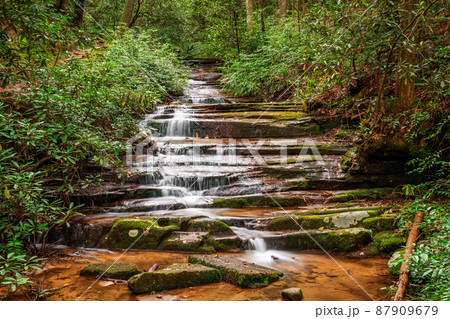 Panther Falls, Rabun County, Georgia on the Tallulah River 87909679