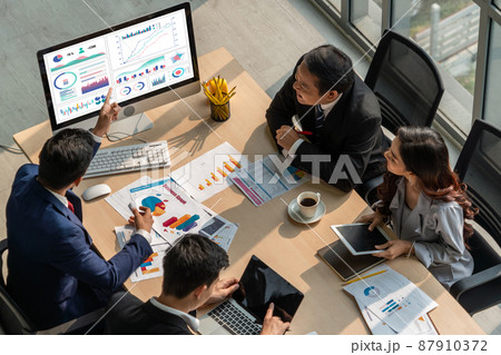 Business data dashboard analysis by ingenious computer software Business data dashboard analysis by ingenious computer software 87910372