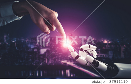 Future artificial intelligence and machine learning for AI droid robot or cyborg Future artificial intelligence and machine learning for AI droid robot or cyborg 87911110