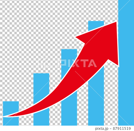 イラスト素材 企業 業績 財政状態 株価 UP 日経 NYダウ イラスト素材 企業 業績 財政状態 株価 UP 日経 NYダウ 87911519