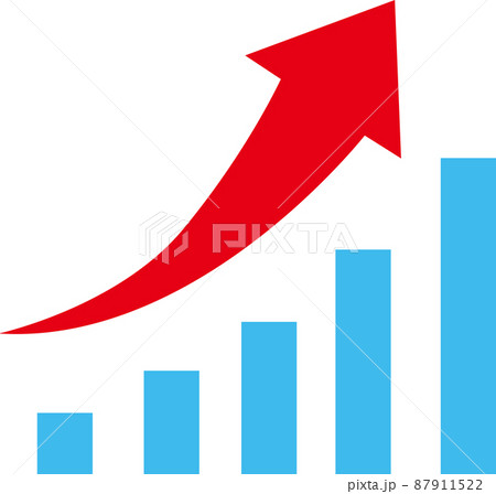 イラスト素材 企業 業績 財政状態 株価 UP 日経 NYダウ イラスト素材 企業 業績 財政状態 株価 UP 日経 NYダウ 87911522
