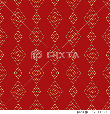 Seamless geometric abstract pattern. 87911653