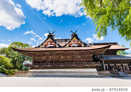 岡山県岡山市　吉備津神社　～本殿・拝殿～ 87916650