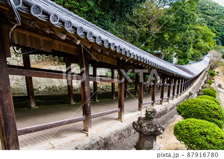 岡山県岡山市　吉備津神社　～回廊～ 87916780