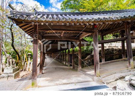 岡山県岡山市　吉備津神社　～回廊～ 87916790