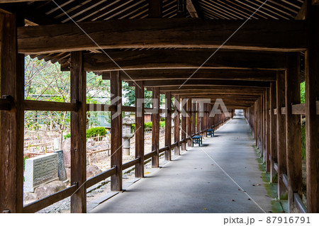 岡山県岡山市 吉備津神社 ~回廊~ 岡山県岡山市 吉備津神社 ~回廊~ 87916791