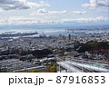 六甲山系油コブシから見た神戸市街地 87916853