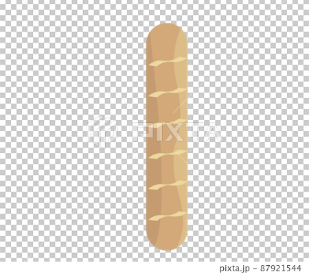 フランスパン バケット 1個単体 イラスト 87921544