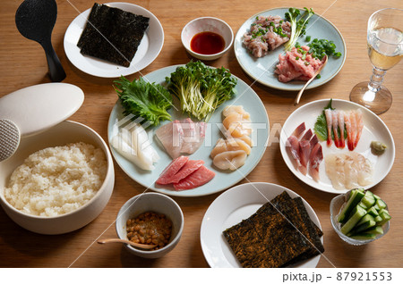 手巻き寿司の食卓 手巻き寿司の食卓 87921553
