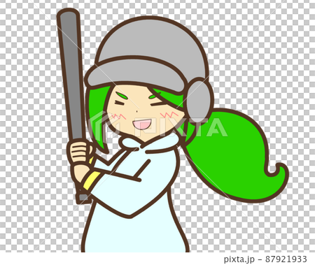 Batter's green-haired girl 3 Batter's green-haired girl 3 87921933