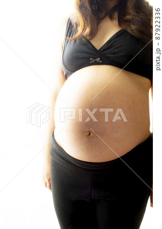 妊婦　お腹 87922336