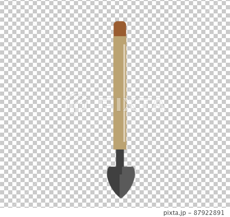 Scoop farming tool illustration 87922891