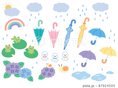 梅雨のイラスト 87924505