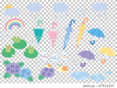 梅雨のイラスト 87924505