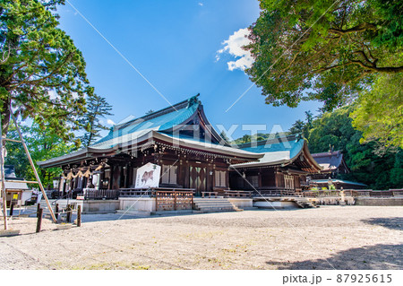 岡山県岡山市 吉備津彦神社 ~平安杉と拝殿~ 岡山県岡山市 吉備津彦神社 ~平安杉と拝殿~ 87925615