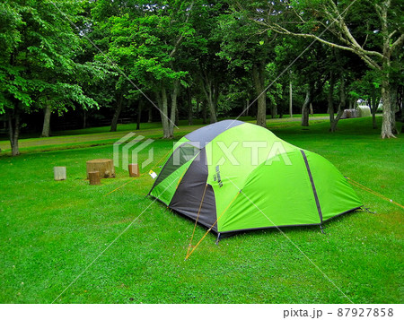 北海道・キャンプ場のテント、ソロキャンプのイメージ・百人浜オートキャンプ場・えりも町庶野(1) 北海道・キャンプ場のテント、ソロキャンプのイメージ・百人浜オートキャンプ場・えりも町庶野(1) 87927858