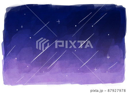 背景素材_水彩テクスチャ_夜空 背景素材_水彩テクスチャ_夜空 87927978