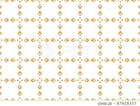The geometric pattern with lines. Seamless vector background. White and gold texture. Graphic modern pattern. Simple lattice graphic design The geometric pattern with lines. Seamless vector background. White and gold texture. Graphic modern pattern. Simple lattice graphic design 87928357