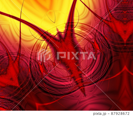 Computer generated abstract colorful fractal artwork 87928672