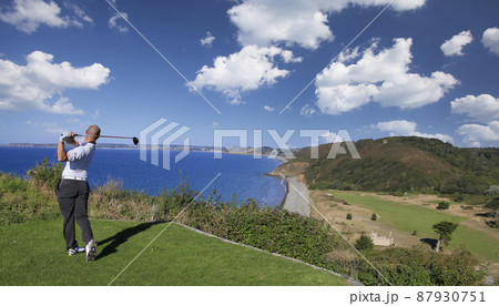 man golf swing man golf swing 87930751