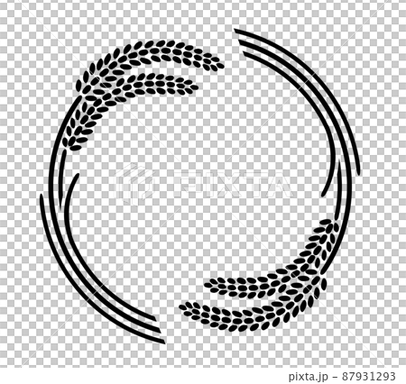 Rice rice ear illustration material Rice rice ear illustration material 87931293