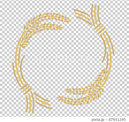 米 稲穂 イラスト素材 米 稲穂 イラスト素材 87931295