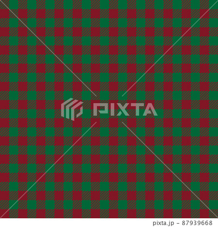 Seamless vector green and red scottish background. 87939668
