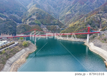 高知県仁淀川町 大渡ダム大橋 高知県仁淀川町 大渡ダム大橋 87941016