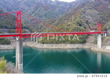 高知県仁淀川町　大渡ダム大橋 87941018