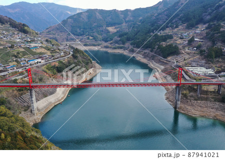 高知県仁淀川町 大渡ダム大橋 高知県仁淀川町 大渡ダム大橋 87941021