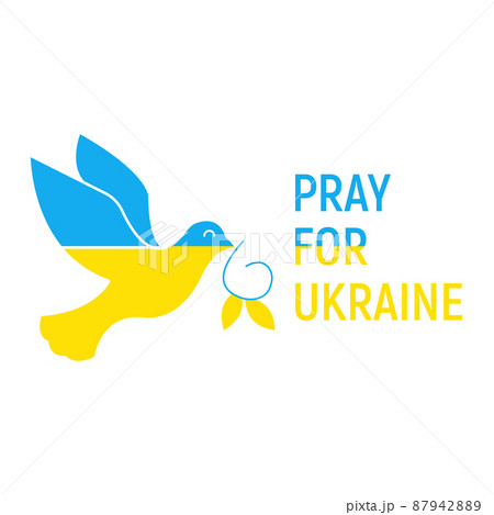 Pray for Ukraine vector illustration Pray for Ukraine vector illustration 87942889