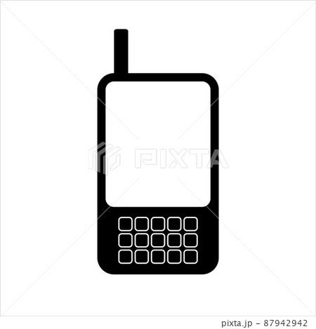 mobile phone vector illustration isolated on white background. Smartphone icon flat style. mobile phone vector illustration isolated on white background. Smartphone icon flat style. 87942942