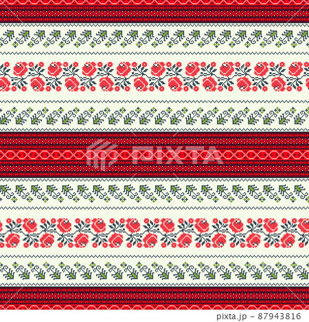 Ukrainian embroidery pattern 58 Ukrainian embroidery pattern 58 87943816