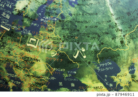 地球儀（モスクワとウクライナ） 87946911