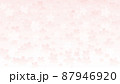 明るい桜の花びらの背景 87946920