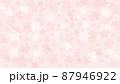 明るい桜の花びらと光の背景 87946922