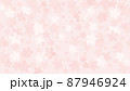 明るい桜の花びらの背景 87946924